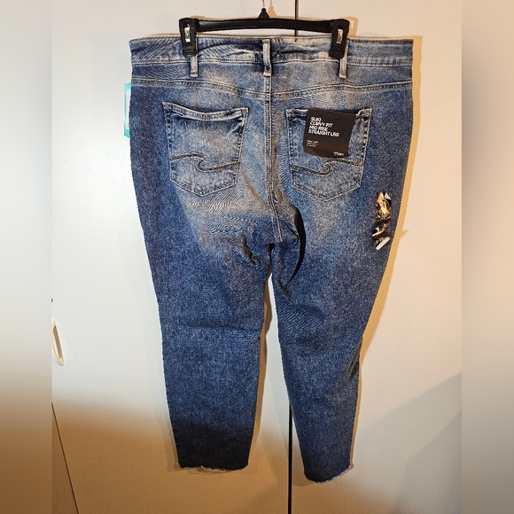 Silver Jeans Blue Straight Leg Denim - Picture 3 of 9